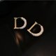 thumbnail image 1 of Pendientes chapados en oro de 14K para mujer, joyería coreana con perlas en D, joyería elegante para antes y después, accesorios versátiles diarios, 1 of 4