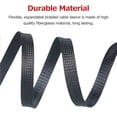 thumbnail image 3 of 21ft 1/2 Inch (12mm) Expandable Braided Cable Sleeve Cord Protector Tubing Sheath for Automotive Television, 3 of 8