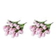 thumbnail image 4 of Ramo de flores artificiales de tulipanes Inteprter 2 uds 9 cabezas color Púrpura, 4 of 6