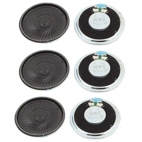 2W 40mm Diameter 8 Ohm Internal  Magnet Speaker Loudspeaker 6Pcs
