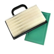 HQRP Flat Air Filter Cartridge w/ Pre-Cleaner Filter for Briggs & Stratton 499486S & 273638S Replacement fits Intek V-Twin 18 - 26 HP Engines
