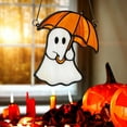 thumbnail image 3 of Dserhfy Halloween Cute Ghost Suncatcher Stained Glass Style Acrylic Window Hanging Ghost Light Catcher for Window Wall Decor, 3 of 8
