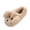 Khaki, variant on Home Slippers Women Memory Foam Arch Support Wide Widths Winter Warm Lined Non- Embroidery Fuzzy Plush House Shoes for Women Indoor Outdoor Great Gift for Her