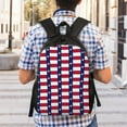 thumbnail image 6 of Men Women Texas Flag Laptop Backpack For Outdoor Camping Travel Daypack Casual Bag, 6 of 7