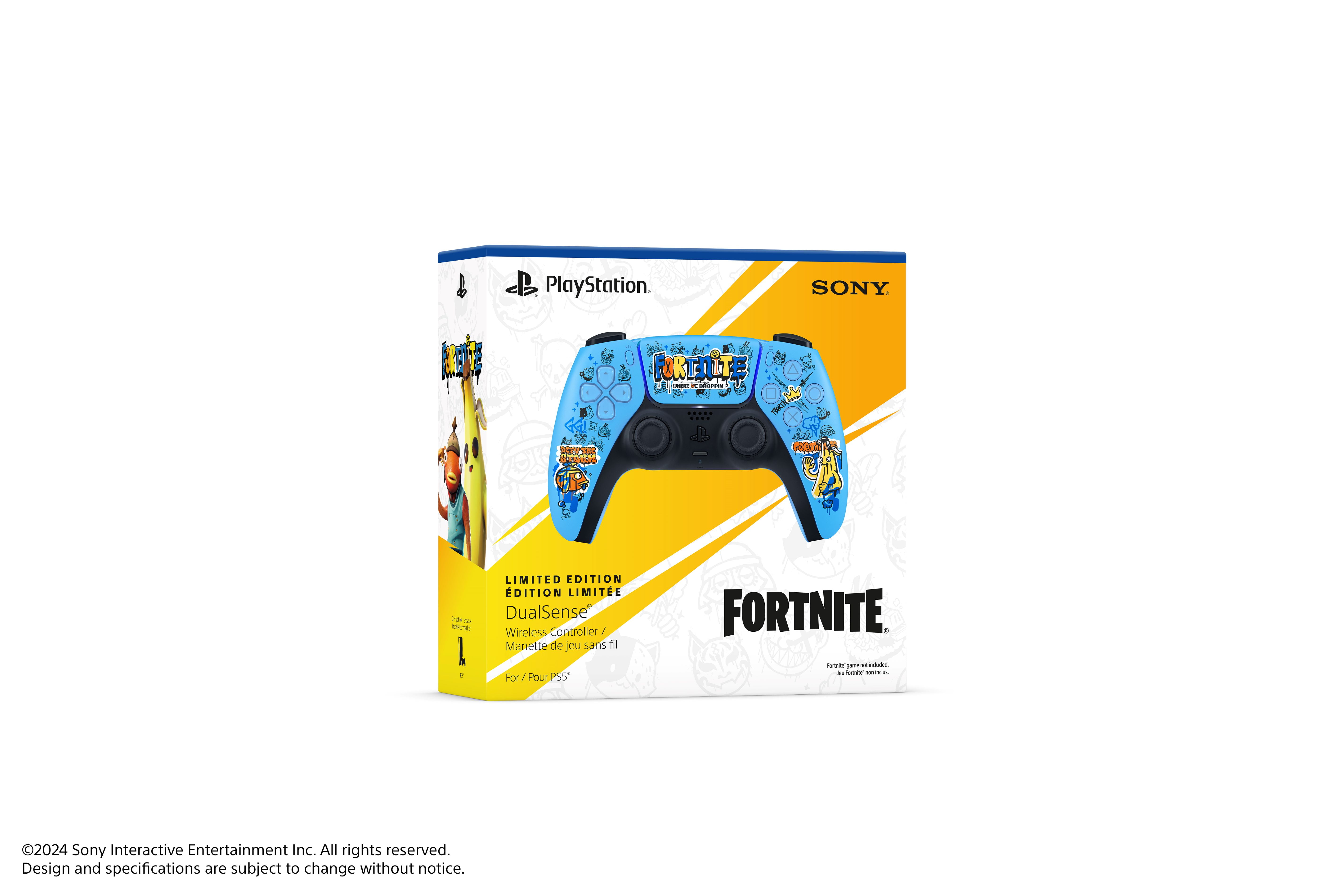 Manette de jeu sans fil DualSense® – Édition limitée Fortnite®