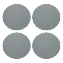 Uxcell 4Pcs Door Stopper Wall Protector, 80mm Self Adhesive Bumper, Gray