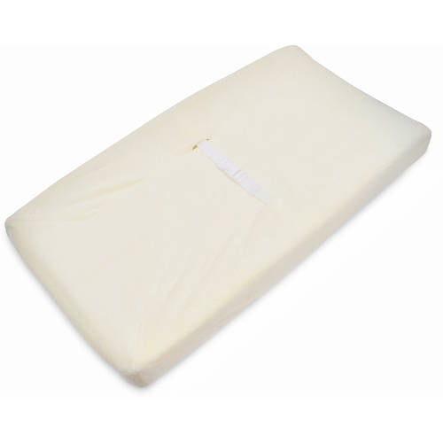 TL Care Heavenly Soft Chenille Fitted Contoured Changing Pad Cover for Boys and Girls 3015-CH Chocolate