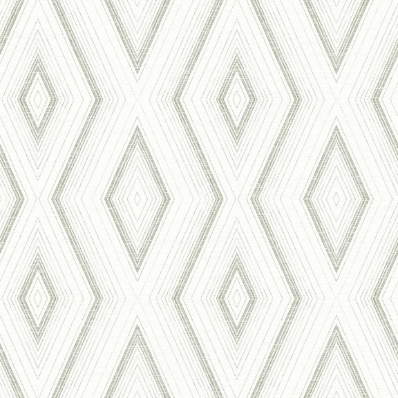 Chesapeake Santa Cruz Grey Geometric Wallpaper