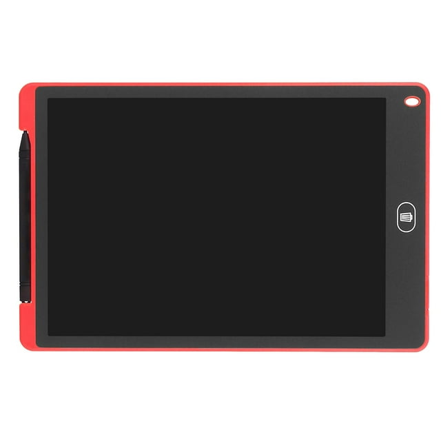 Tablette d'écriture LCD 12 pouces, tablette à dessin, cadeau pour enfants, rouge