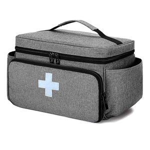 Petit sac de rangement pour soins infirmiers Trousse de boîte de rangement de premiers soins