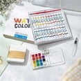 thumbnail image 2 of Mini Watercolor and Acrylic Paint Set Portable Kit for Sketching Journaling and Projects, 2 of 4