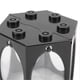 thumbnail image 2 of Hexagonal Fish Tank Portable Lantern Birdcage Shape Miniature Landscape Fish TankBlack, 2 of 2