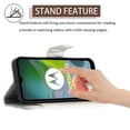 thumbnail image 5 of Mantto for Motorola Moto E13 Case RFID Blocking Wallet Card Holder Leather PU Flip Cover Lanyard Crossbody Strap Women Girl Magnetic Clasp Kickstand for Motorola Moto E13, White, 5 of 8