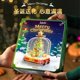 thumbnail image 3 of -tren medieval de estilo británico para niños, tren de Navidad, árbol de Navidad, calabaza, decoraciones de coche, bloques de construcción, juguetes, regalos, 3 of 5