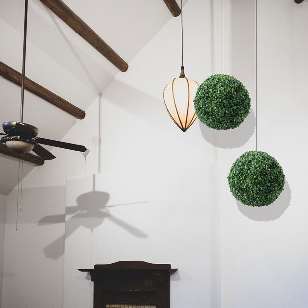 VERDANVERSE 5Ud Bolas Simuladas De Césped Verde Para De Eventos Hogar Y Restaurante Sin Mantenimiento
