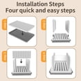 thumbnail image 3 of Bread Slicer for Homemade Bread, Plastic Width Bread Slicer Guide, Kitchen Bread Slicer for Homemade Bread for Kitchen Homemade Bread, Sourdough Rounds, Sandwich, Bagels, 3 of 7