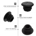 thumbnail image 3 of unbranded 20Ud Tapones Para Final De Barra De Manillar En Negro Hechos Para Uso Duradero Y Compatibles Con Bicicletas, 3 of 6