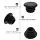 thumbnail image 4 of Tapones de extremo de barra de manillar de 20 piezas Tapones de extremo de bicicleta de 22 mm para agarre de carretera Mountain BMX MTB, 4 of 6