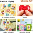 thumbnail image 5 of Shuttle Art 44 Pcs Magic Form Texture Painting Kit, Including 28 Pcs Foam Texture Paper, 12 Colors Brush Tip Acrylic Paint Markers, Magical 3D Effect Texture Painting Kit, 5 of 7