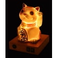 thumbnail image 2 of Ebros Gift Maneki Neko Lamp Table Lamp Figurine with 2 USB Charging Ports & LED Lightbulb Japanese Lucky Charm Cat, 2 of 2