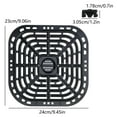 thumbnail image 3 of For 4QT Cooking Air Grills Tray Crisper Plate, Grade Stainless Steel, Easy To Cleans Accessory 7.3 Inch, 3 of 8