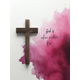 thumbnail image 1 of Qisvanset 12x16 Inch God Within Her Pink Canvas Wall Art, Girly Minimalist Bible Verse Home Poster Decor, 1 of 8