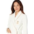 thumbnail image 3 of LAUREN Ralph Lauren Recycled Poly Dalton Fleece Robe Cream MD (US 8-10), 3 of 3