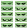 thumbnail image 1 of Juego de combinación de pestañas postizas 3D, naturales y gruesas, pinzas y cepillo de pestañas desechable, 1 of 6