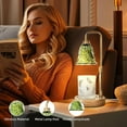 thumbnail image 2 of HITDLTSC Candle Warmer Lamp with Timer, Adjustable Height, 3 Replacement Bulbs (Green), 2 of 7