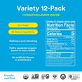 thumbnail image 2 of Lemon Perfect 4-Flavor Variety Pack, Hydrating Flavored Lemon Water, Zero Sugar, Delicious and Refreshing, Organic, 15.2 fl oz Bottles (12-Pack), 2 of 5