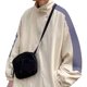 thumbnail image 2 of Chaqueta con estampado de letras para hombre, prendas de vestir deportivas informales de moda simples con cremallera y bolsillo para citas de viaje, 2 of 8