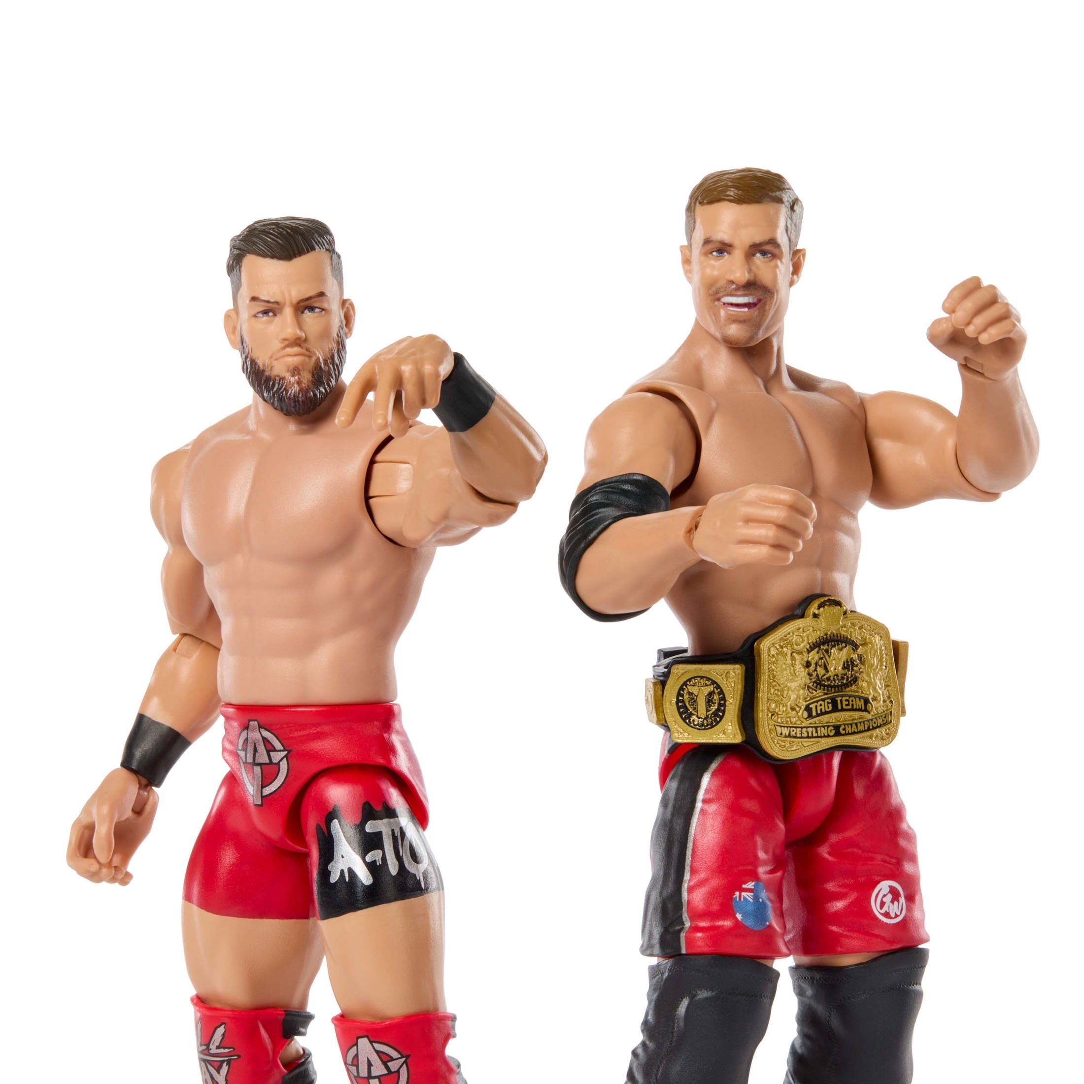 WWE Main Event Showdown Austin Theory & Grayson Waller Action Figures Set, Series #22, 6-inch