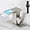 Brushed Nickel, variant on LED Waterfall Bathroom Faucet Brushed Nickel, Single Handle Bathroom Sink Faucet 1 Hole, 3 Colors Light Changing, with Pop-up Drain and cUPC Supply Lines, Stainless Steel