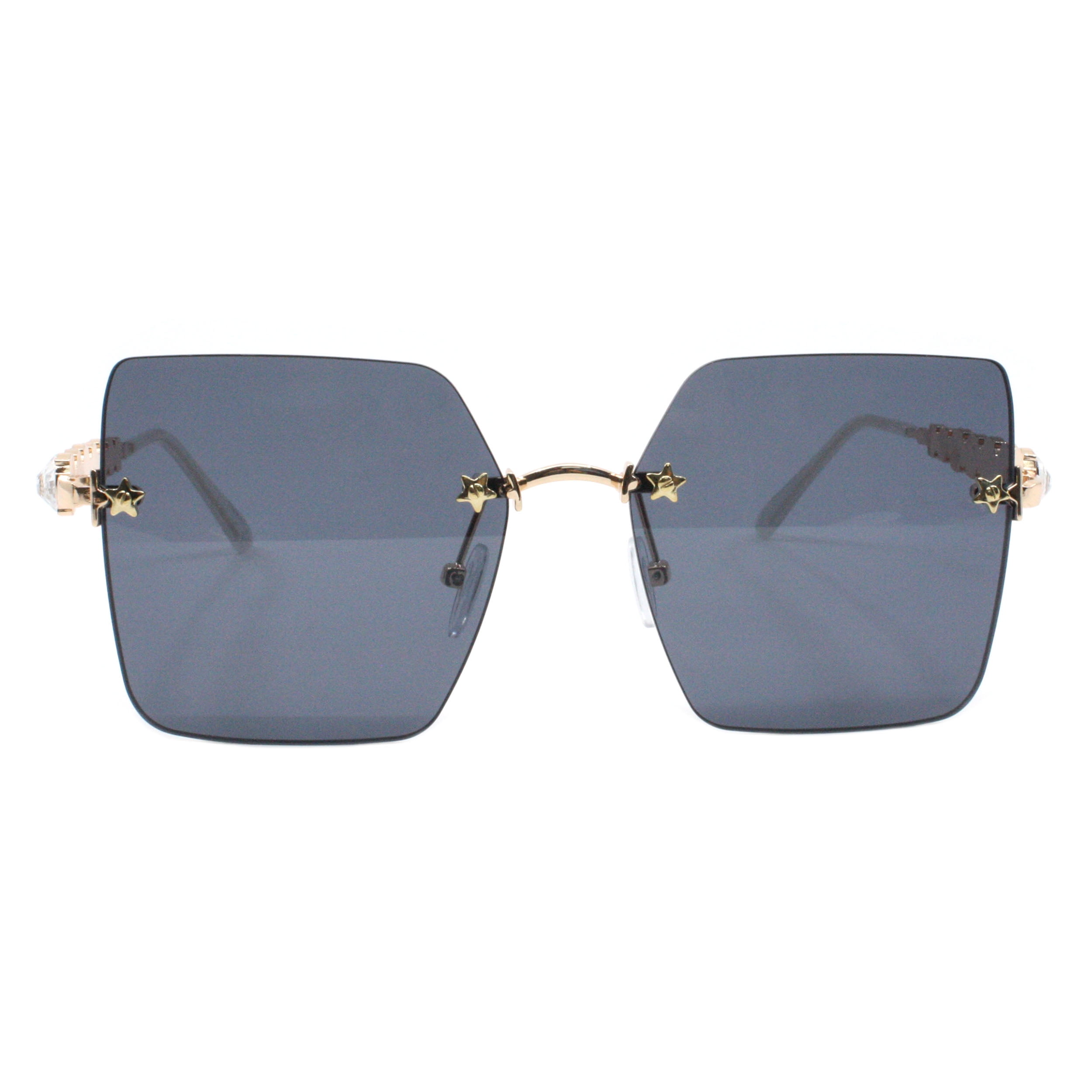 JAGUAR TED SMITH GOLD SQUARE RIMLESS SUNGLASSES | FOR MEN & WOMEN – Ted  Smith