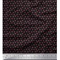 thumbnail image 1 of Soimoi Poly Georgette Fabric Flower Artistic Printed Craft Fabric by The Yard 52 Inch Wide, 1 of 3