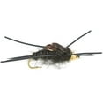 thumbnail image 2 of The Fly Fishing Place Tungsten Bead Head Nymph Fly Fishing Flies - Kaufmann's Black Stone Fly with Rubber Legs - Stonefly Wet Fly - 6 Flies Hook Size 12, 2 of 2