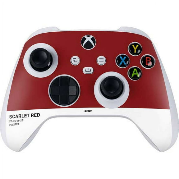 Skinit Scarlet Red Xbox Series S Controller Skin
