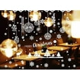 thumbnail image 3 of HOWAF 281pcs Merry Christmas Window Stickers, Reindeer Xmas Tree Bell Snowflake Window Clings, Static PVC Wall Sticker Decals Reusable DIY Winter Window Display Decoration, 3 of 6