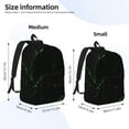 thumbnail image 3 of Yiaed Black Marble Print Backpack, Premium Laptop Backpack, Travel Backpack for Women, Lightweight Backpacks, Comfortable Back Pack-Small, 3 of 7