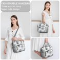 thumbnail image 6 of Blue Christmas Snowflake Pattern Womens Lunch Box for Work,Insulated Large Lunch Bag for Tween and Teen,Loncheras Para Mujer,Leakproof Adult Lunch Bag for Work,Beach,Travel,Picnic,Camping, 6 of 7