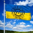thumbnail image 2 of Flagwix Peace In Ukraine. Sunflower Grommet Flag THN3809GF - 5x8 ft., No Flag Pole Rings, 2 of 6