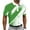 Green, variant on ZRGHAOYLQ Mens Golf Shirts Short Sleeve Print Casual Golf Shirt Lapel Collar Geometric Dot Color Block Shirt Button Up Casual Business Tops