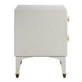 thumbnail image 6 of TOV Furniture Divine White Nightstand with Brass Accents, 6 of 8