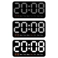 thumbnail image 3 of Maoww Electronic Alarm Clock With Voice Control Temperature Display And Week Display 6. Three Alarm Modes Style 2, 3 of 6