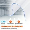 thumbnail image 2 of VEVOR Strip Curtain PVC Door Curtain 38" x 84" Cooler Freezer Clear Plastic, 2 of 9