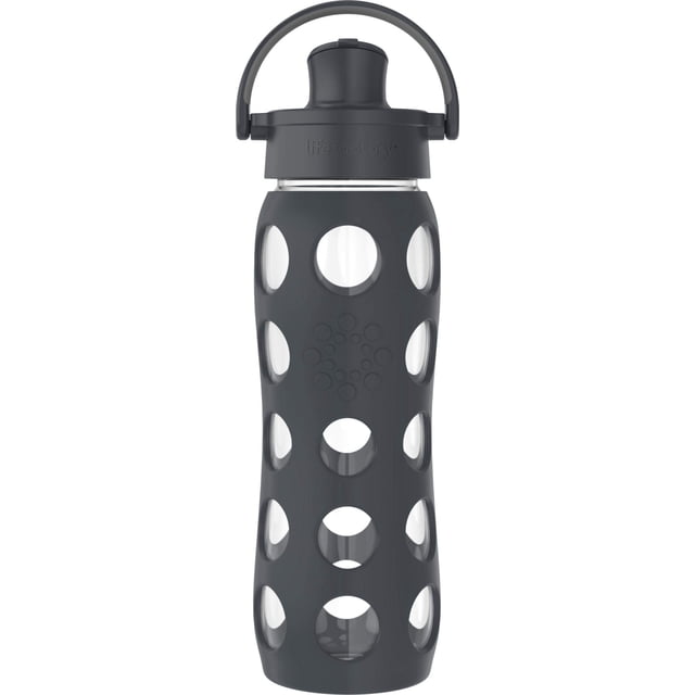 Botella de agua Lifefactory Active Flip Cap 650 ml Carbon