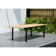 thumbnail image 4 of Amazonia Nantes Teak Finish & Aluminum 5 Pieces Extendable Rectangular Patio Dining Set, 4 of 13