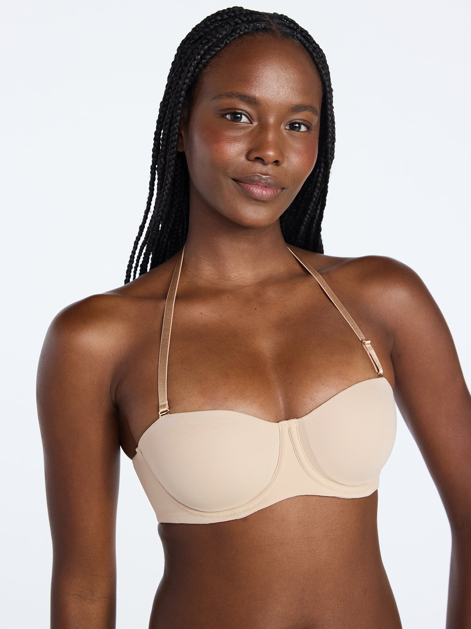 Joyspun Women's Strapless Easy Multiway Bra, Sizes 34A-40D