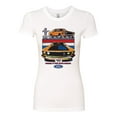 thumbnail image 2 of Wild Bobby Mustang Powered by Ford Performance Cars and Trucks Women Slim Fit Junior Tee, White, Large, 2 of 6
