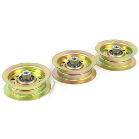 The ROP Shop (Pack of 3) Flat Idler Pulley for 2009 Toro TimeCutter Z5000 74391 Riding Mower